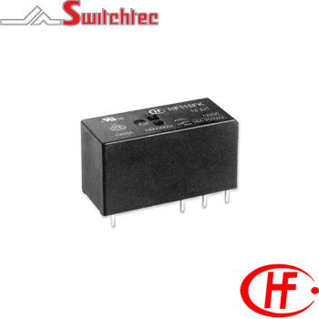 HONGFA PCB POWER RELAY 5VDC 12A 1NO HF115F-K/005-H1T