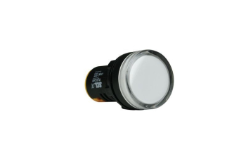 SCL 22mm ANTI-INTERFERENCE LED 24ACDC WHITE