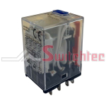 HONGFA PLUG IN RELAY 24VDC 7A 2P HF18FH/024-2Z13D