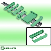 EUROCLAMP PCB MODULAR SUPPORT 72mm END + 11.25mm EUROCLAMP PCB MODULAR SUPPORT 72mm END + 11.25mm