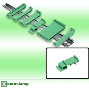 EUROCLAMP PCB MODULAR SUPPORT 72mm DIN RAIL FOOT EUROCLAMP PCB MODULAR SUPPORT 72mm DIN RAIL FOOT